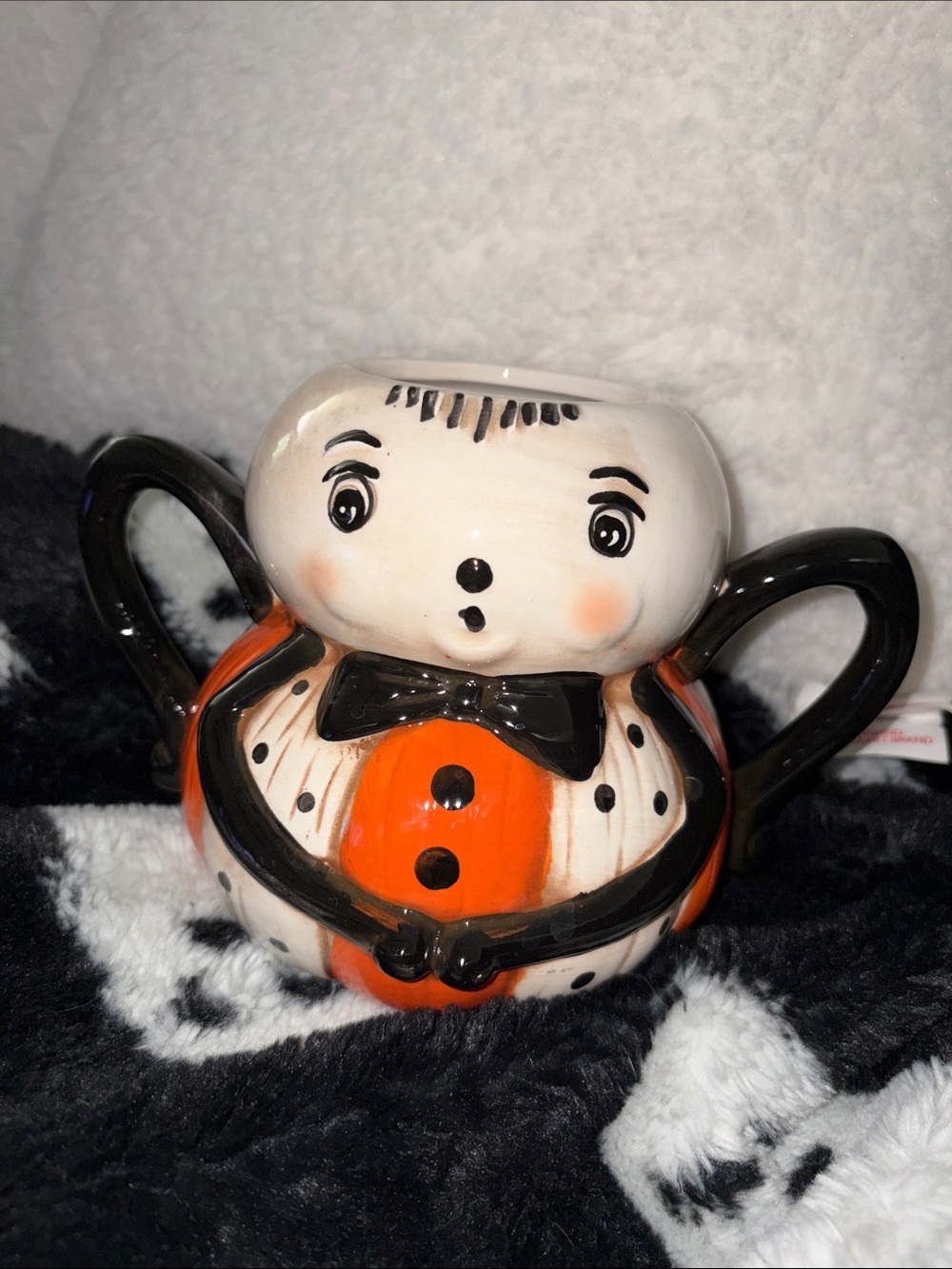 Johanna Parker Ceramic Spider Pumpkin Mug
